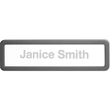 Imagem de Lorell Placa de identificação de cubo de plástico reciclado (LLR80669)