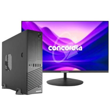 Imagem de Computador SFF Concórdia Completo com Monitor 23" Processador Core i3 