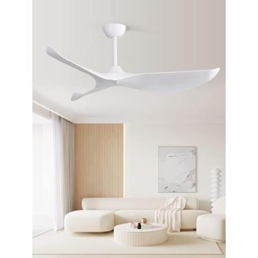 Imagem de Sofucor Ventiladores De Teto De 38 Polegadas Com Controle Remoto, Ventilador De Teto Interno E Externo Para Quarto, Sala De Estar, Pátio De Fazenda, Ventilador De Teto Moderno Sem Luz Com Motor Dc R