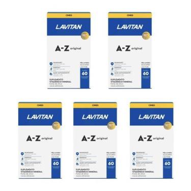 Imagem de Kit 5 Lavitan A-Z Homem Suplemento de Vitaminas e Minerais - Cimed