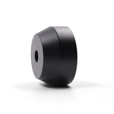 Imagem de MayRecords Adaptador de disco 45, inserção adaptador de disco de vinil de 17 cm para toca-discos de vinil e acessórios de toca-discos técnicos, adaptador de cúpula de alumínio sólido 45 (preto)