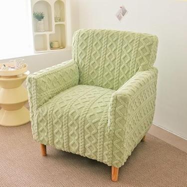 Imagem de Capas para móveis de sala de estar, capas elásticas para poltronas e sofás com braços, laváveis ​​à máquina, decoração moderna para casa(Green)