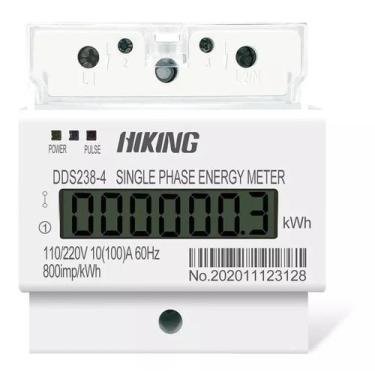 Imagem de Kit 3 Unid. Medidor Bifásico 110v 220v 100a  2 Fases  - Hiking, 110v 2