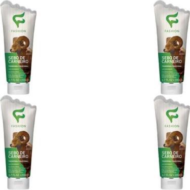 Imagem de Creme Hidratante Tradicional Fashion Sebo de Carneiro Bisnaga 200ml Ki