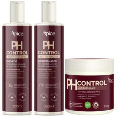 Imagem de Kit Ph Control Apice Tratamento Completo Shampoo Condicionador E Masca