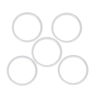 Imagem de Fabricação caseira de cerveja 5pcs/lot Cornelius Type Keg Lid O-ring Silicone Gasket Keg Sealer Replacement Homebrew Keg Accessories Acessórios para vinho(White)
