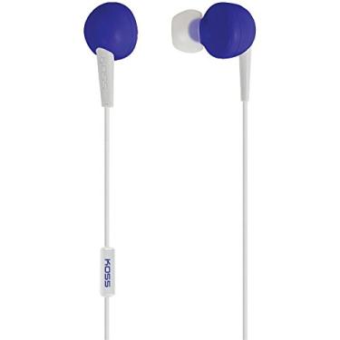 Imagem de KOSS 181040 KEB6i fones de ouvido intra-auriculares com microfone (azul)