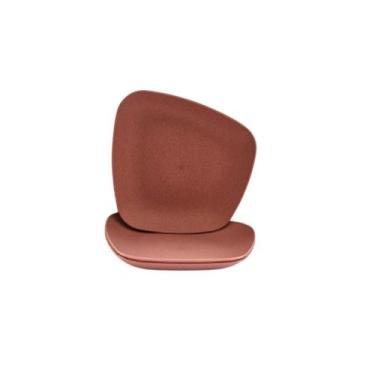 Imagem de Kit 03 Pratos Plastico Duro Resistente Sobremesa Rosa - Azzu