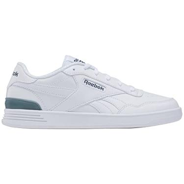 Imagem de Reebok Tênis feminino Court Advance Clip, Branco/Argolas Azul/Calçado Branco, 39