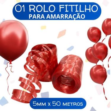 Imagem de Fitilho Rolo para Embalagens e Presentes Prático e Versátil 01 Unid Co