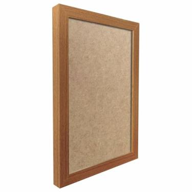 Imagem de Moldura Lisa Revestida para Quadros e Fotos com Fundo Mdf - 2x2 Cor:Freijó;Tamanho:15X21 CM