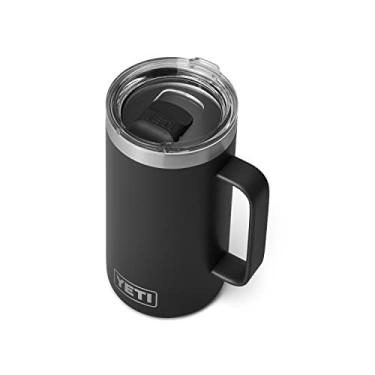 Imagem de Yeti Rambler 24 oz Caneca, Isolado a Vácuo, Aço Inoxidável com Tampa MagSlider, Preto