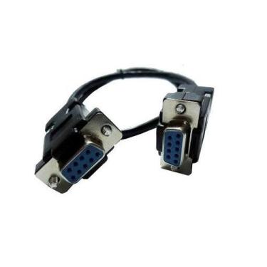 Imagem de Cabo DB9 Femea para DB9 Femea Serial x Serial RS232 1,80M Montado para