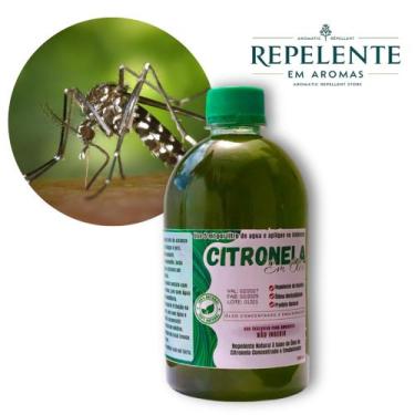 Imagem de Óleo de Citronela Repelente Concentrado - 1x500ml - faz 100 litros de 