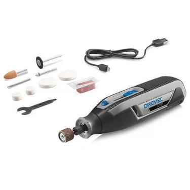 Imagem de Micro Retifica Dremel 7760-N/10 KIT 10Peças Bateria - DREMEL ACESSORIO