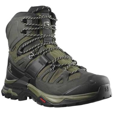 Imagem de Salomon Bota masculina Quest 4Gtx de cintura alta para caminhada, Olive Night/Turfa/Safari, 43