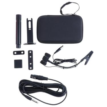 Imagem de menolana Microfone com fio para instrumento musical, clipe em acessórios de instrumentos portáteis profissionais de microfone para reproduzir parte de, 4 Pinos para Cajon