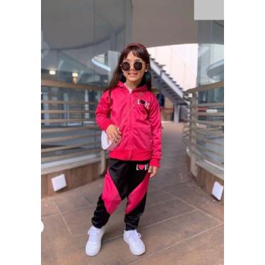 Imagem de conjunto moletom menina  infantil juvenil love - propia, 12