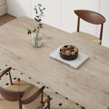 Imagem de VaryPaper Papel de contato rústico de grão de madeira leve de 81,3 cm x 299,7 cm Papel de parede de madeira para armários bancadas móveis papel de parede laminado de madeira impermeável para cozinha