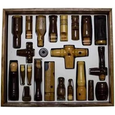 Imagem de Apitos Profissionais Aves Silvestres Coleção Luxo Pássaros 23 Apitos CD Manual