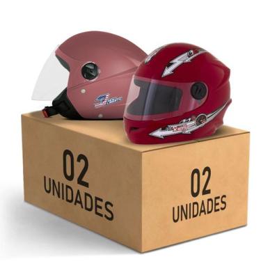 Imagem de Kit 2 Capacete New Liberty 3 Elite + Liberty 4 Kids Feminino Masculino