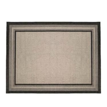 Imagem de Tapete Enxuto Estilo Sisal Chumbo 150x200 Base Segura Aparência Elegante Toque Natural para Salas Quartos e Escritórios Ambientes Modernos e Minimalistas
