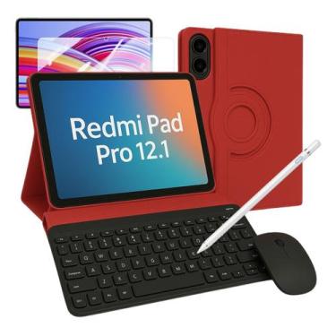 Imagem de Capa Teclado Para Tablet Xiaomi Redmi Pad Pro 12.1 Completo - NoBrand,