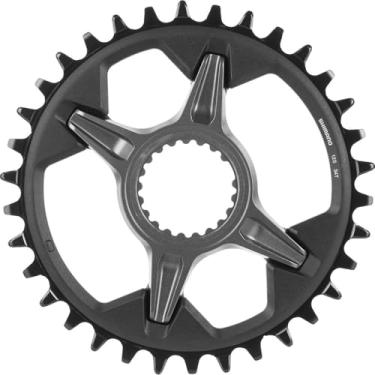 Imagem de SHIMANO SLX SM-CRM75 1x Anel de corrente para M7100 e M7130 Cranks, Preto, 34T