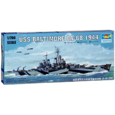 Imagem de Trumpeter 1/700 USS Baltimore CA68 Heavy Cruiser 1944 Model Kit