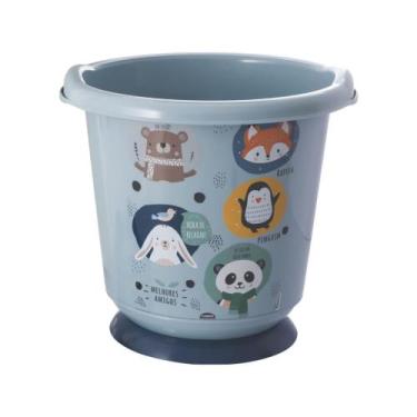 Imagem de Banheira Sensitive 17,2 Lts Infantil Ofurô De Bebê Plasútil, Bichinho 