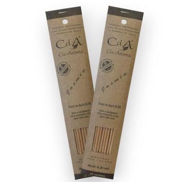 Imagem de Kit com 2 Incensos Naturais e Artesanais Vareta Jasmin CDA
