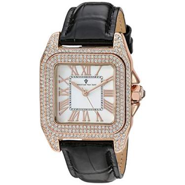 Imagem de Christian Van Sant Pulseira de couro feminina Radieuse quartzo, preto, relógio casual 20 (modelo: CV4426)