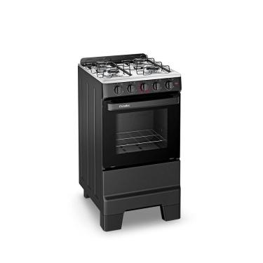 Imagem de Fogão Ideal Pop 4 Bocas com Mesa em Inox Esmaltec