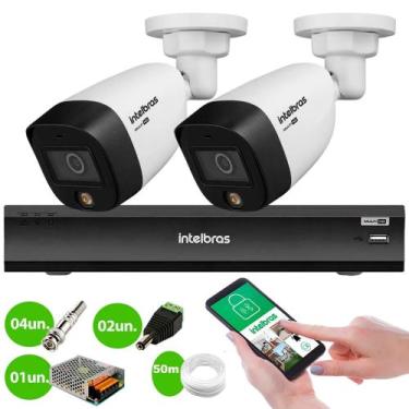 Imagem de Kit 2 Câmeras Segurança VHD 1220 B Full Color Full HD 1080p Gravador i