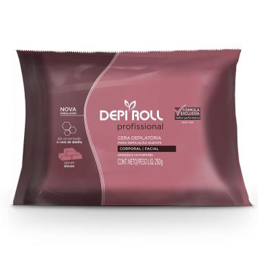 Imagem de Cera Depilatória Bloco Depi Roll Quente Rosa 250g