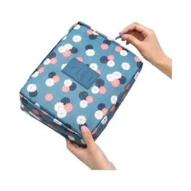 Imagem de Bolsa De Maquiagem Portátil À Prova D'água Para Viagem, Organizador Co