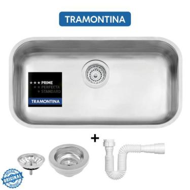 Imagem de Cuba Tramontina Aço Inox Prime 56x34x17 Número N 2 Cozinha Lavínia Ace
