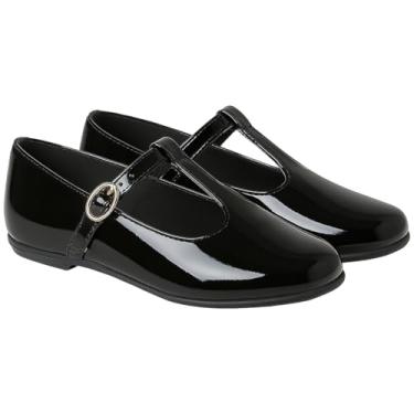 Imagem de Sapatilha Feminina Infanto Juvenil Mary Jane Boneca Sapato Social Antiderrapante e Confortável (Preta, BR, Criança de 9 a 12 anos, Numérico, 29)