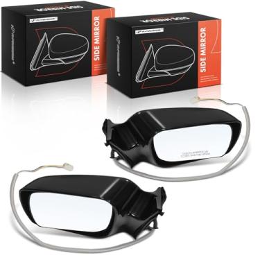 Imagem de A-Premium Par (2) Espelho retrovisor elétrico do lado do motorista e do passageiro - Compatível com Toyota Avalon 2000 2001 2002 2003 2004 - Espelho retrovisor externo preto não aquecido