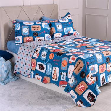 Imagem de Kit Cobre Leito Solteiro + Porta Travesseiro Infantil Bene Casa