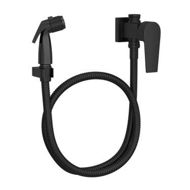 Imagem de Ducha Higiênica Deca Level 1984.bl26.act.mt Com Registro E Derivação Black Matte