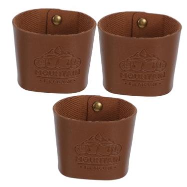 Imagem de Mobestech 3Peças Café de Inoxidável com Protetor Térmico Isolante Acessório Reutilizável Bebidas Quentes e Camping e Uso Diário