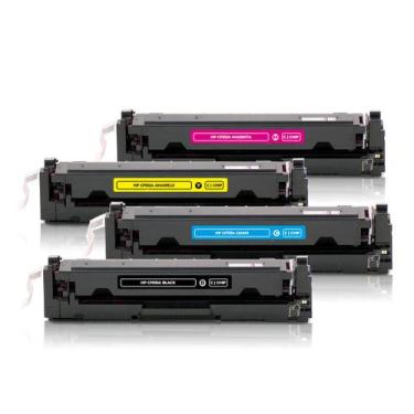 Imagem de Kit de 4 Cartucho de Toner Compatível M180 LaserJet  M180nw  154a  180