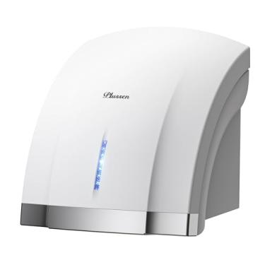 Imagem de PLUSSEN Secador De Mãos 110 V, Ar Elétrico Automático Comercial Compacto Com Interruptor Quente/Frio Para Casa Ou Banheiro, Versão Plugue 3 Pinos