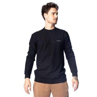 Imagem de Moletom Masculino Nicoboco Bordado Texturizado Preto, Preto, P