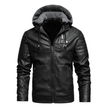 Imagem de Jaqueta Masculina Forrada Veludo impermeável T409 Preta - BB - B&B, M 