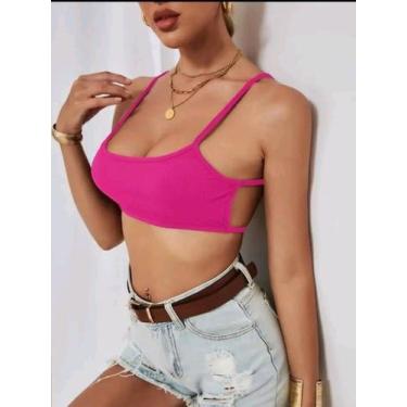 Imagem de Cropped duas faixas - Branco - Gizz Store