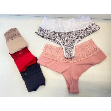 Imagem de Calcinha algodão - LG LINGERIE, Rosa lisa, M