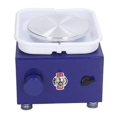 Imagem de YOUTHINK Power Estável Mini Bacia de Rodas de Cerâmica Operação Simples para Roda de Cerâmica, Adequado para Produtos de DIY (Plugue da UE)