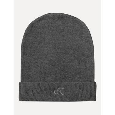 Imagem de Gorro/Touca Calvin Klein Jeans Masculino Bordado Chumbo, UN